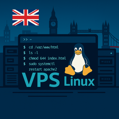 خرید سرور مجازی لینوکس انگلیس با آی‌پی بریتانیایی و دسترسی root