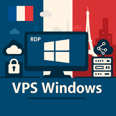 سرور مجازی ویندوز فرانسه خرید سرور مجازی ویندوز فرانسه با موقعیت پاریس و دسترسی RDP امن